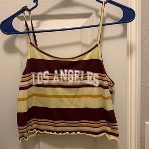 Stripped Cropped Tank Top!